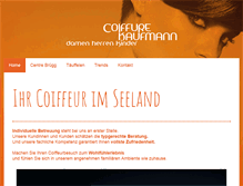 Tablet Screenshot of coiffure-kaufmann.com